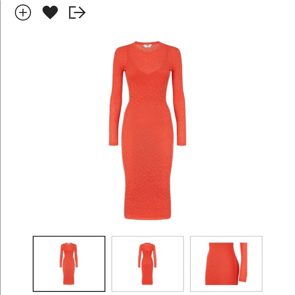 Authentic new FENDI skims dress